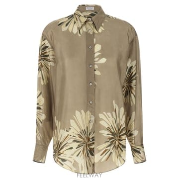 Brunello Cucinelli 26SS ���ڷ� ��ġ�ڸ� Floral Patterned ���� MQ967RH206C009 TP5725939926SS ���ڷ� ��ġ�ڸ� Floral Patterned ���� MQ967RH20