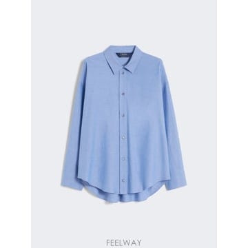 Max Mara 26SS �������� Camicia in Oxford di cotone   AZZURRO 91110161060026SS �������� Camicia in Oxford di cotone   AZZURRO 91