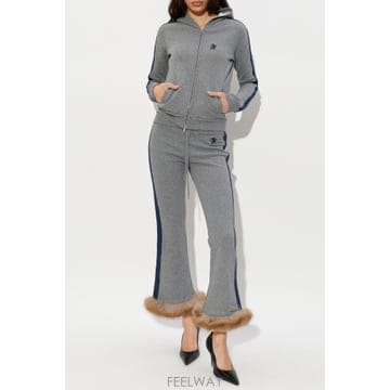 Balenciaga 26SS Balenciaga Sweatpants �ǴϽ� with faux fur 861376TTVH3344126SS Balenciaga Sweatpants �ǴϽ� with faux fur 861376