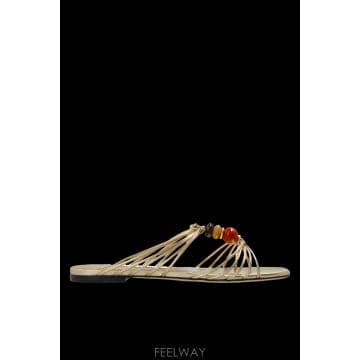 Jimmy Choo 26FW ������ Lova slides LOVAMULEFLATIPRGOLDMIX TP57656939926FW ������ Lova slides LOVAMULEFLATIPRGOLDMIX TP57656