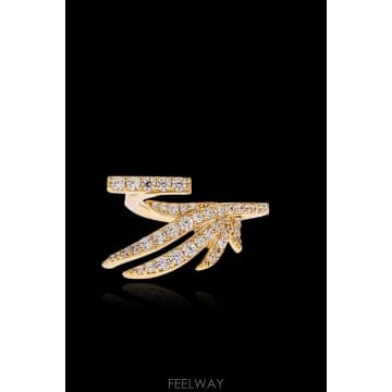 Ferragamo 26SS ����䷹ ��󰡸� Ring with shimmering ũ����Ż 760974ANPIUMASMA0OR26SS ����䷹ ��󰡸� Ring with shimmering ũ����Ż 7