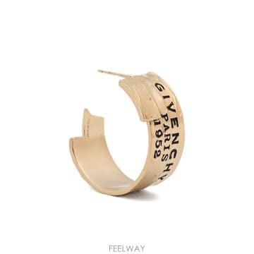Givenchy 26SS Givenchy Givenchy Tape Hoops Earrings BF115FF003966 TP526SS Givenchy Givenchy Tape Hoops Earrings BF115FF0039