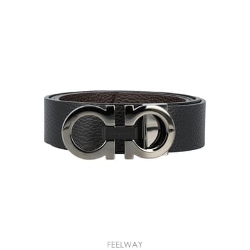 Ferragamo 25FW ����䷹ ��󰡸� Reversible �� adjustable Gancini ��Ʈ 678783476325FW ����䷹ ��󰡸� Reversible �� adjustable Gancin