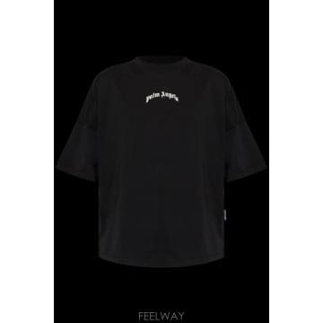 Palm Angels 26SS �ʿ����� T ���� with ����Ʈ �ΰ� PMAA10BS26JER0071003 TP57485464726SS �ʿ����� T ���� with ����Ʈ �ΰ� PMAA10BS26JER007