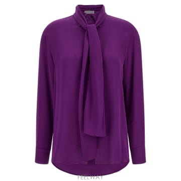 Balenciaga 26SS Balenciaga Purple georgette ���� 872329TUN135210 TP57442026SS Balenciaga Purple georgette ���� 872329TUN135210 