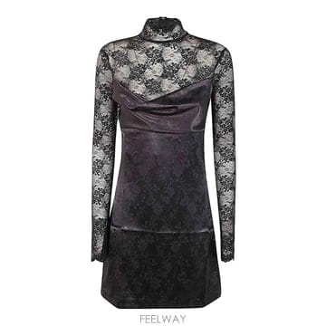 Versace 24FW ������ü Jacquard Floral �̴� �巹�� 77HAO933N0400899 TP5721200424FW ������ü Jacquard Floral �̴� �巹�� 77HAO933N040