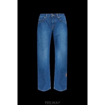 Off White 25FW Off ȭ��Ʈ Straight ���� jeans OWYA059F25DEN0014400 TP57718025FW Off ȭ��Ʈ Straight ���� jeans OWYA059F25DEN00144