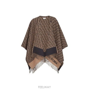 FENDI 26SS Fendi Fendi Cape ��Ʈ FXX723AQCWF0QE1TOBACCO TP57730702826SS Fendi Fendi Cape ��Ʈ FXX723AQCWF0QE1TOBACCO TP57