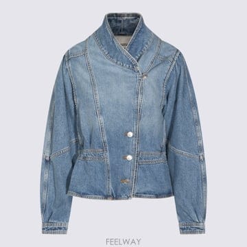 Isabel Marant 26FW ���ں����� ���ں����� Etoile Giacche Blu 26PVE0614FAD1H02I30LU TP26FW ���ں����� ���ں����� Etoile Giacche Blu 26PVE061