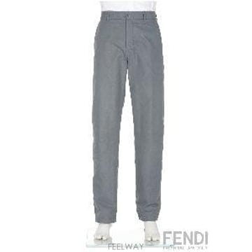 FENDI 26SS Fendi Grey gabardine trousers FB1076AQMVF0DUC TP571025526SS Fendi Grey gabardine trousers FB1076AQMVF0DUC TP5