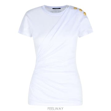 Balmain 25FW Balmain ��Ʈ ������ DRAPED ���� T ���� FF0EF002GF23GAB TP571838925FW Balmain ��Ʈ ������ DRAPED ���� T ���� FF0EF002GF
