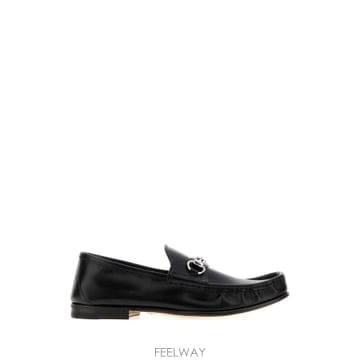 GUCCI ���� Lugano ���� ���� ���� with silver Horsebit 871668AAF3Q1000 TP57���� Lugano ���� ���� ���� with silver Horsebit 871668