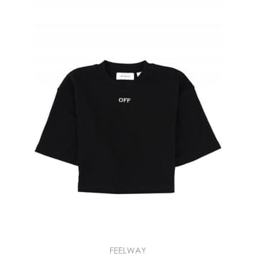 Off White 26SS Off ȭ��Ʈ CROPPED T ���� WITH �ΰ� 2AA081C99JER004W003 TP578426SS Off ȭ��Ʈ CROPPED T ���� WITH �ΰ� 2AA081C99JER0