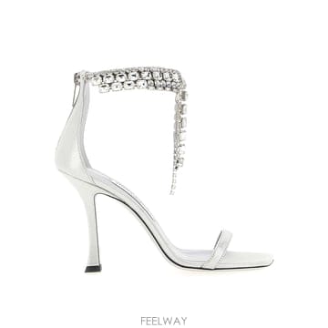 Jimmy Choo 25FW ������ Verity ���� VERITYSANDAL100SHSSILVER TP57212618525FW ������ Verity ���� VERITYSANDAL100SHSSILVER TP572