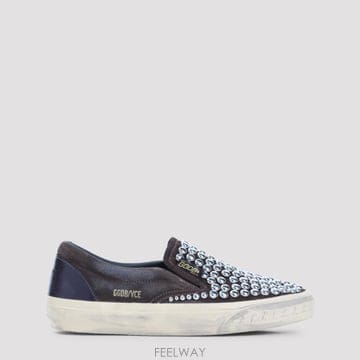 Golden Goose 26FW ��籸�� ���� suede slip on ���� with studs GWF00306F00876355326FW ��籸�� ���� suede slip on ���� with studs GWF