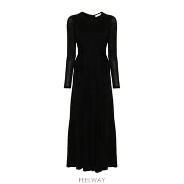 ULLA JOHNSON 24SS ��� ���� ���� �巹�� PF240805NOIBLACK TP57718429524SS ��� ���� ���� �巹�� PF240805NOIBLACK TP57718429