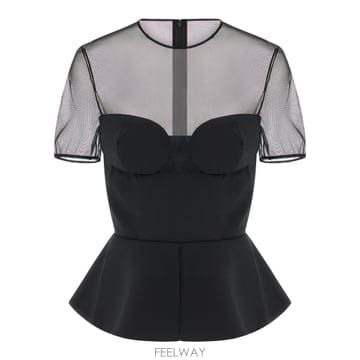 | Other Brand | 26SS �ٽõ���ī Tailored Bustier With Sheer �ض��� ž NDTOP110750010026SS �ٽõ���ī Tailored Bustier With Sheer �ض��� ž 