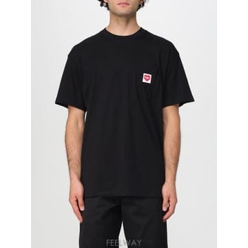 26SS 칼하트 T 셔츠 girocollo 칼하트 in cotone I0321281V2XX TP5718321