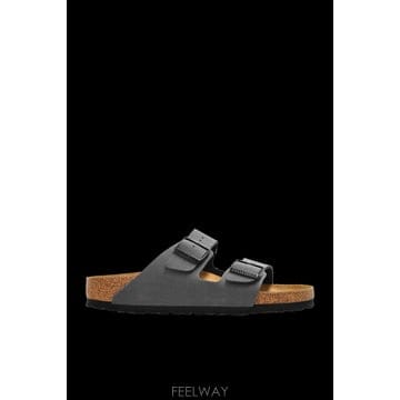 Birkenstock BIRKENSTOCK Arizona BS slides 10320230VELVETGRAYBLACKBUCKLESBIRKENSTOCK Arizona BS slides 10320230VELVETGRAYBLACKB
