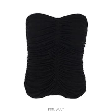Saint Laurent 23FW ���ζ� Strapless draped ž 753703Y5F631000 TP57212694823FW ���ζ� Strapless draped ž 753703Y5F631000 TP5721