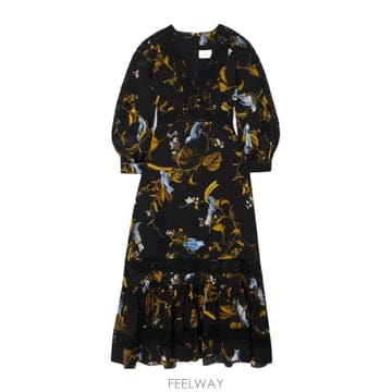 ERDEM 22FW ERDEM ���� �巹�� PF2321578CDCCBCECILIABIRDSBLACK TP5770714722FW ERDEM ���� �巹�� PF2321578CDCCBCECILIABIRDSBLACK