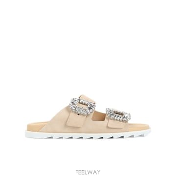 Roger Vivier 26SS ���� ��� SLIDY VIV STRASS BUCKLE RVW45818820J9EC203 TP57726SS ���� ��� SLIDY VIV STRASS BUCKLE RVW45818820J9