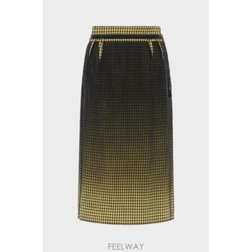 Maison Margiela 26SS �������������� Virgin �� midi ��ĿƮ with faded üũ pattern S51ME0026SS �������������� Virgin �� midi ��ĿƮ with faded 