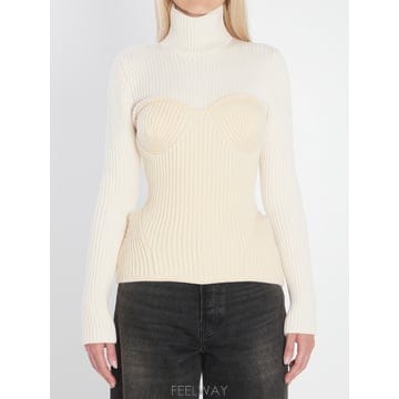 Jean Paul Gaultier 25FW �������쿡 Ribbed ��Ʈ pullover WPO005K0010103 TP57719308525FW �������쿡 Ribbed ��Ʈ pullover WPO005K0010103 TP