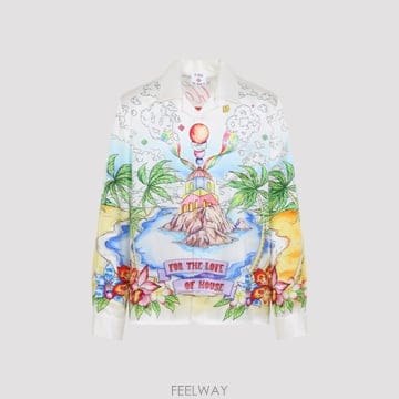 CASABLANCA 26SS CASABLANCA Casablanca Better Days �� Sleeves ���� MSS26SH026SS CASABLANCA Casablanca Better Days �� Sleeves ����