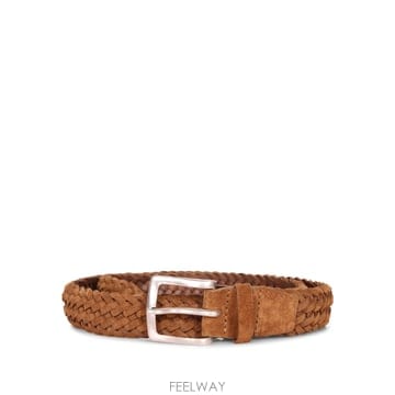 | Other Brand | 26SS Orciani Suede ���� ��Ʈ  Braided design  Silver metal buckl26SS Orciani Suede ���� ��Ʈ  Braided design  Silver m