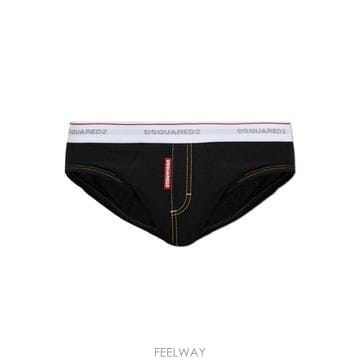 Dsquared2 로고 웨이스트밴드 브리프 D9L8063500 001 TP979492458