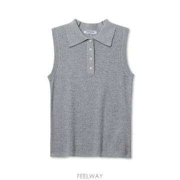| Other Brand | Perfectwhitetee fran pointelle sleeveless - Grey ����ȭ��ƮƼ ������Perfectwhitetee fran pointelle sleeveless - Grey ����