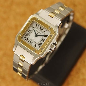 Cartier [����Ÿ��] ��쿡 ���佺 �簢 18K GOLD �����ƽ ������[����Ÿ��] ��쿡 ���佺 �簢 18K GOLD �����ƽ ����