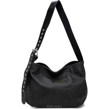 비비안 웨스트우드 미디엄 맥심 숄더백 블랙
