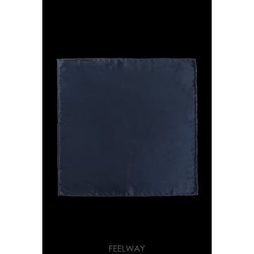 Ferragamo 26FW ����䷹ ��󰡸� ��ũ pocket square 520196POORESDA33795180FNAVY26FW ����䷹ ��󰡸� ��ũ pocket square 520196POORES