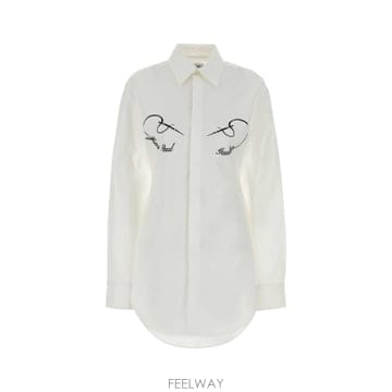 26SS 장폴고띠에 장폴고띠에 Needless Flock 셔츠 2601WST050C0710100 TP5704