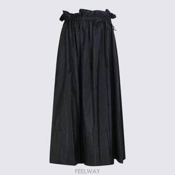 26SS 질샌더 질샌더 블랙 스커트 J40MA0178J70003001 TP570511274