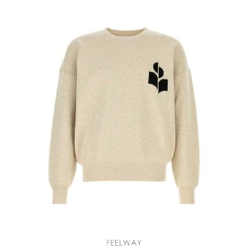 25FW 이자벨마랑 Melange 샌드 stretch 코튼 blend 오버사이즈 Atley 스웨터 PU004