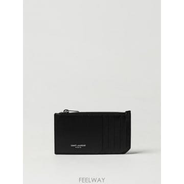 Saint Laurent 24FW ���ζ� Portacarte di credito ���ζ� in pelle con �� 6093620U9024FW ���ζ� Portacarte di credito ���ζ� in pelle con 