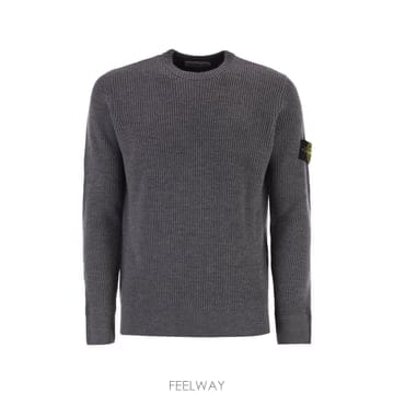 25FW 스톤아일랜드 Crew 넥 점퍼 with ribbed edges K2S155100053S00C2V0M