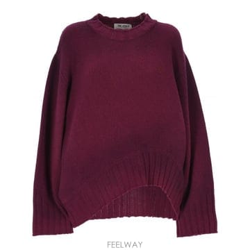 25FW 디아티코 Tyrian purple 울 blend 오버사이즈 스웨터 251WCK00126KWS008S