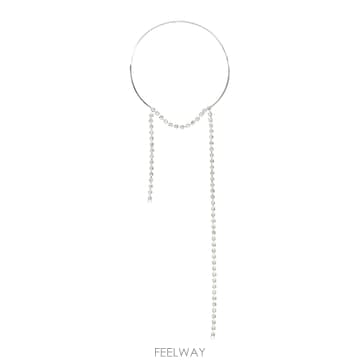 26SS 메종마르지엘라 Choker with shimmering 크리스탈 SM6UU0089P8857951 T
