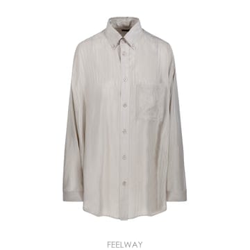 26SS 발렌시아가 샌드 cupro 오버사이즈 셔츠 862679TSM049020 TP573167775