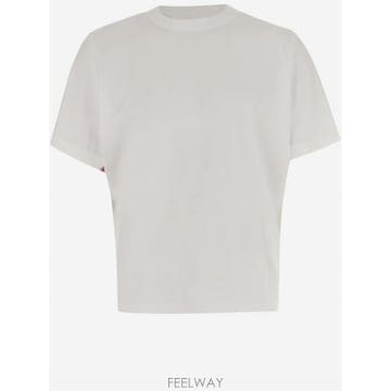 보테가 베네타 체커 T 셔츠 MADE OF 소프트 코튼 저지 816352V4ZL19310 TP57798090