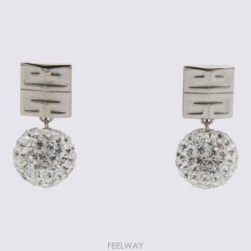 Givenchy 26SS Givenchy Earrings featuring 4G design �� crystal detail26SS Givenchy Earrings featuring 4G design �� crystal 