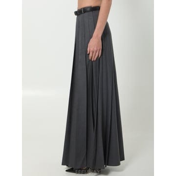 26FW Self portrait Pleated maxi 드레스 PF26137XSKGR TP576028919