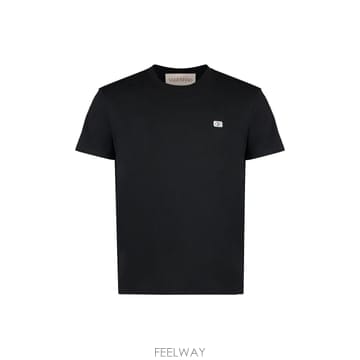 Valentino 코튼 crew 넥 T 셔츠 VMG10VAQ80NO TP571828994