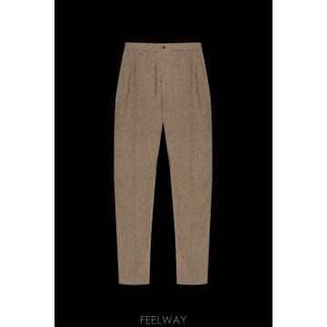 Armani 26FW �������� �Ƹ����� Linen trousers with stitched seams on the leg26FW �������� �Ƹ����� Linen trousers with stitched se