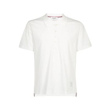 톰브라운 26SS 사이드 슬릿 릴렉스핏 폴로 티셔츠 화이트 MJP052A 00042 100