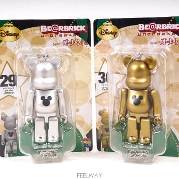 BEARBRICK 메디콤토이 베어브릭 디즈니 미키마우스 브릭 2종세트 A149